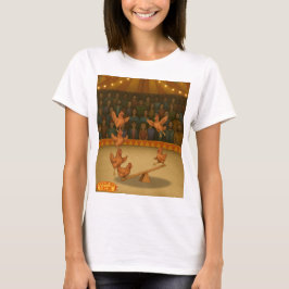 Camiseta Esquadrão de acrobatas das Galinhas Alegres