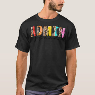 Camiseta Esquadrão De Admin-Leopardo No Último Dia Do Profe