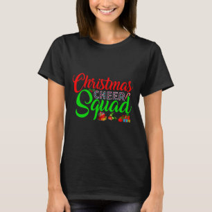 Camiseta Esquadrão de Alegria de Natal Liderança Divertida