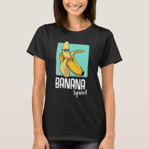 Camiseta Esquadrão de Amigos Amarelos Tropicais de Fruta de