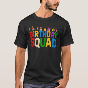 Camiseta Esquadrão de Aniversário Construtor Mestre Constru