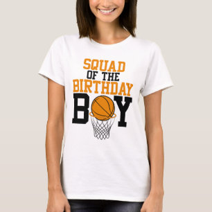 Camiseta Esquadrão De Aniversário Da Família Sketll Boy Bir