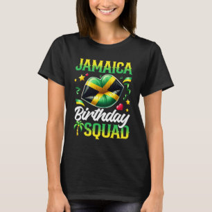 Camiseta Esquadrão de Aniversário da Jamaica Festa de Solte