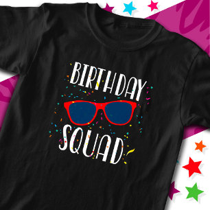 Camiseta Esquadrão de Aniversário da Tripulação do Grupo de