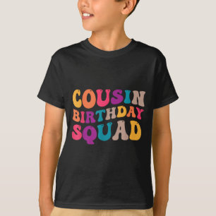 Camiseta Esquadrão de Aniversário de Primo 2024 Grupo Famil
