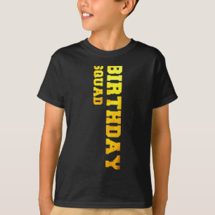 Camiseta Esquadrão de aniversário feliz