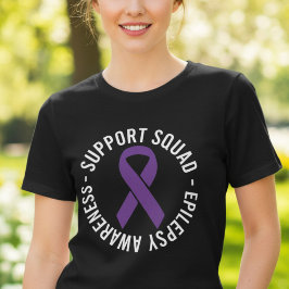 Camiseta Esquadrão de Apoio à Conscientização da Epilepsia
