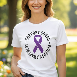 Camiseta Esquadrão de Apoio à Conscientização da Epilepsia