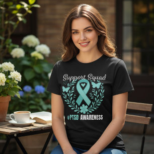 Camiseta Esquadrão de Apoio à Conscientização do TEPT