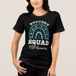 Camiseta Esquadrão de Apoio à Conscientização do TEPT Fita 