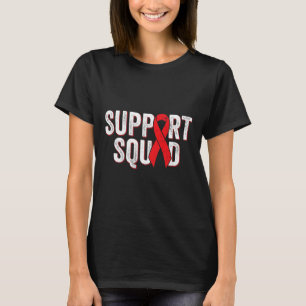 Camiseta Esquadrão de Apoio à Fita Vermelha de Conscientiza