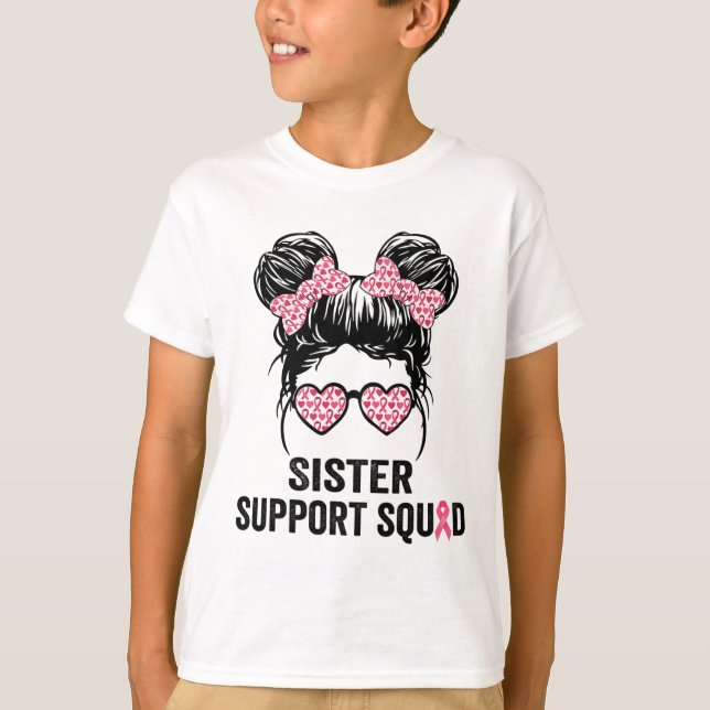 Camiseta Esquadrão de Apoio à Irmã Bun Gl Conscientização s (Frente)