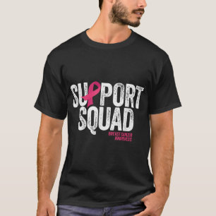 Camiseta Esquadrão de Apoio ao Câncer de Mama Câncer de Mam