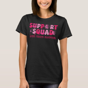 Camiseta Esquadrão de Apoio ao Câncer de Mama Sobrevivente