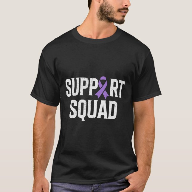 Camiseta Esquadrão de Apoio ao Fim da Overdose Conscientiza (Frente)