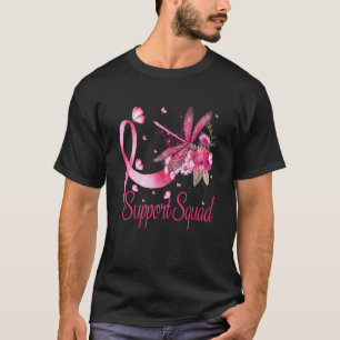 Camiseta Esquadrão de Apoio ao Guerreiro Dragonfly Câncer d