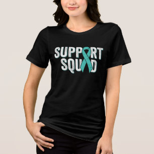 Camiseta Esquadrão de Apoio ao PTSD Fita Azul