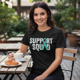 Camiseta Esquadrão de Apoio ao PTSD Fita Azul