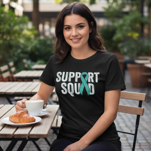 Camiseta Esquadrão de Apoio ao PTSD Fita Azul