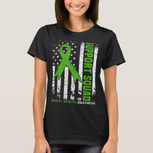 Camiseta Esquadrão de Apoio Bandeira da Fita Verde Saúde Me