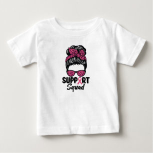 Camiseta Esquadrão de Apoio Cabelo Desgrenhado Rosa Guerrei