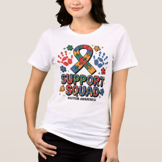 Camiseta Esquadrão de Apoio Conscientização do Autismo Meni