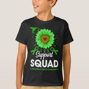 Camiseta Esquadrão de Apoio Conscientização do Câncer Linfo