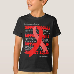 Camiseta Esquadrão de Apoio Conscientização sobre Doenças d