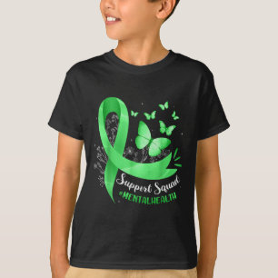 Camiseta Esquadrão de Apoio Conscientização sobre Saúde Men