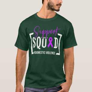 Camiseta Esquadrão de Apoio Conscientização sobre Violência