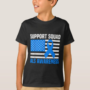 Camiseta Esquadrão de Apoio e Consciência Mês Americano Fla