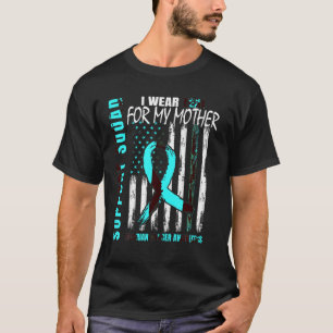 Camiseta Esquadrão De Apoio Eu Visto Teal Para Meu Cartaz D