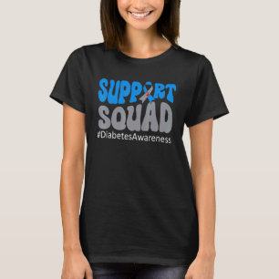 Camiseta Esquadrão de Apoio Fita Azul Mês de Conscientizaçã