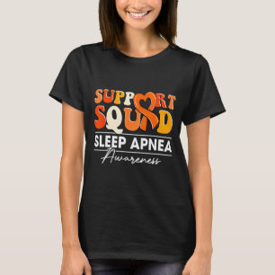 Camiseta Esquadrão de Apoio Groovy Fita Laranja Apneia do S