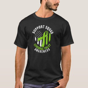 Camiseta Esquadrão de Apoio I Verde Saboroso Cerebral de Fi