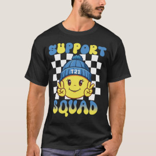 Camiseta Esquadrão de Apoio T21 – Conscientização sobre Sín