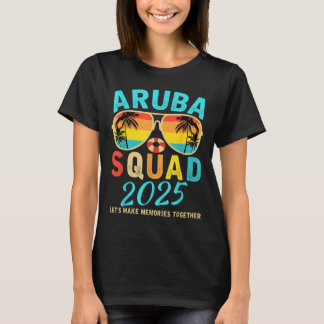 Camiseta Esquadrão de Aruba 2025 Férias Amigos Família Corr