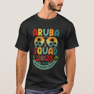 Camiseta Esquadrão de Aruba 2025 Férias Tropicais na Praia