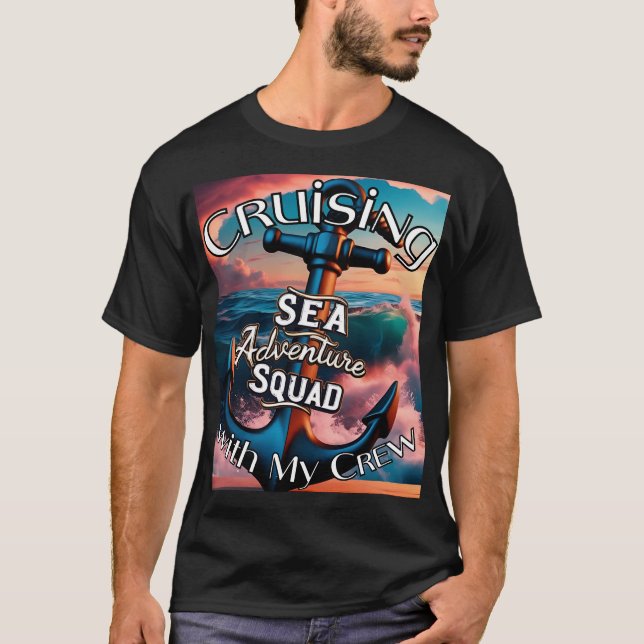 Camiseta Esquadrão de Aventura Marítima (Frente)