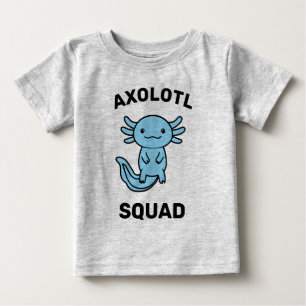 Camiseta Esquadrão de Axolote fofo engraçado personalizável