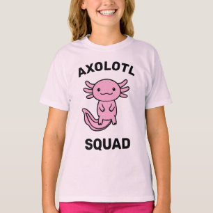 Camiseta Esquadrão de Axolote fofo engraçado personalizável