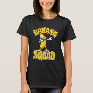 Camiseta Esquadrão de Banana Banana Divertido Dabbing Comid