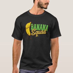 Camiseta Esquadrão de bananas fazendo dabbing Fruta Vegano
