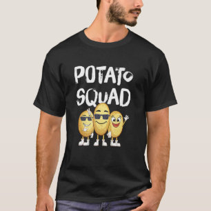 Camiseta Esquadrão de Batata Eu Adoro Batatas Legal Equipe