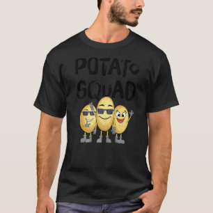 Camiseta Esquadrão de Batata Eu Adoro Batatas Legal Equipe