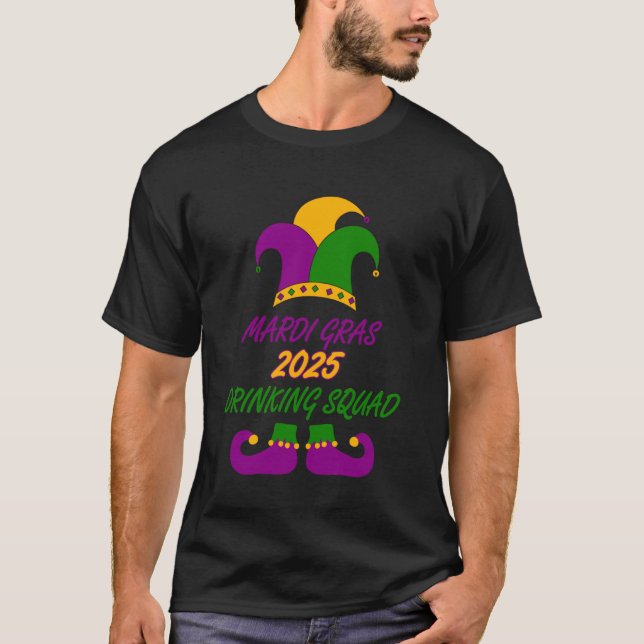 Camiseta Esquadrão de Bebedeira do Carnaval 2025 (Frente)