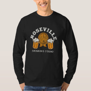 Camiseta Esquadrão de Bebedores de Roseville Minnesota Cerv