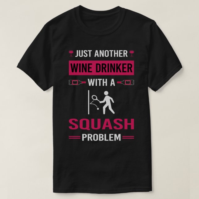 Camiseta Esquadrão de Bebidas de Vinho (Frente do Design)