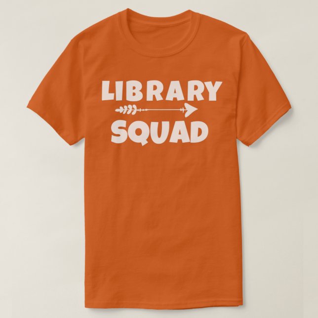 Camiseta Esquadrão de Biblioteca (Frente do Design)