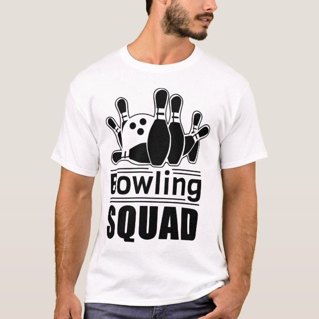 Camiseta Esquadrão de boliches (Frente)